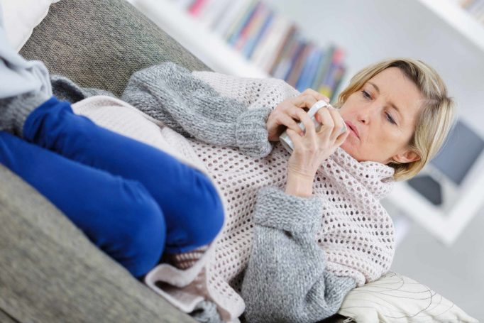 donna raffreddore influenza