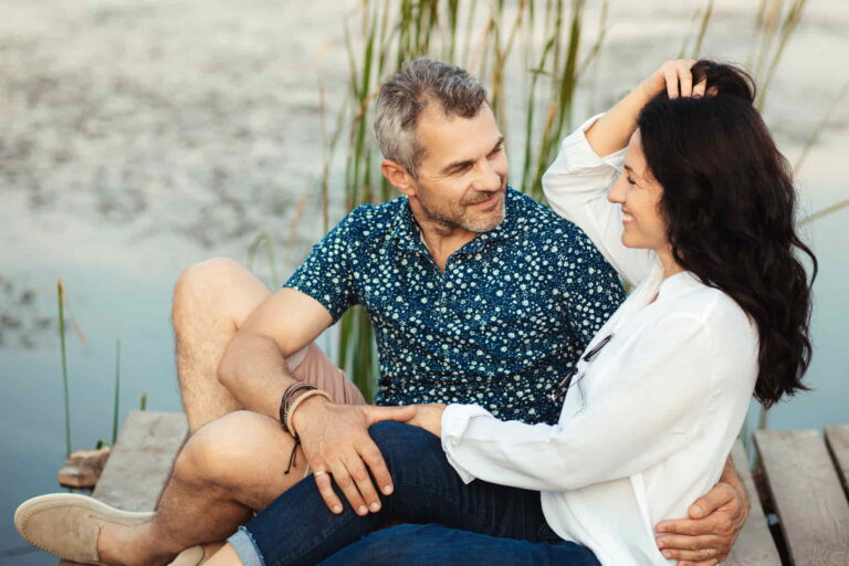 coppia senior romantica