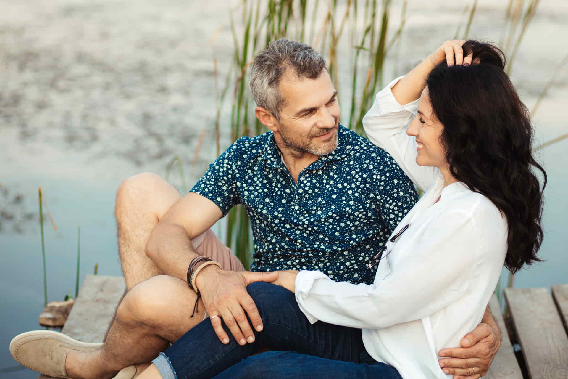coppia senior romantica