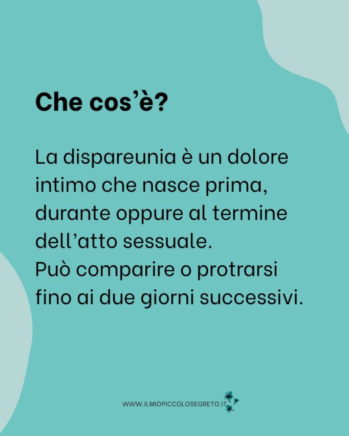 che cos'è la dispareunia