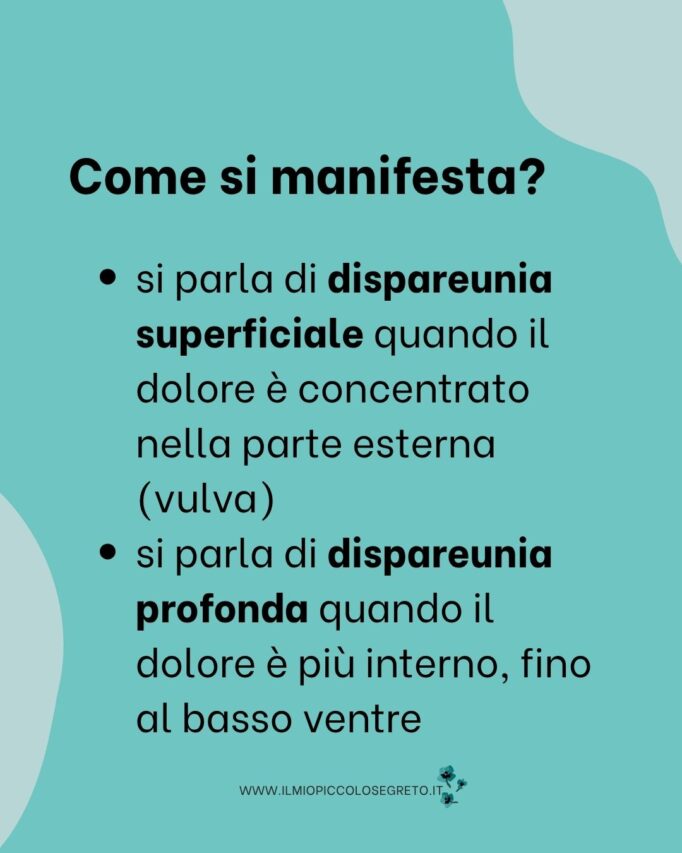 come si manifesta la dispareunia