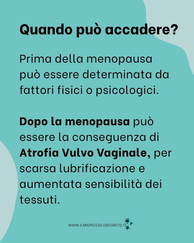 quando può accadere la dispareunia